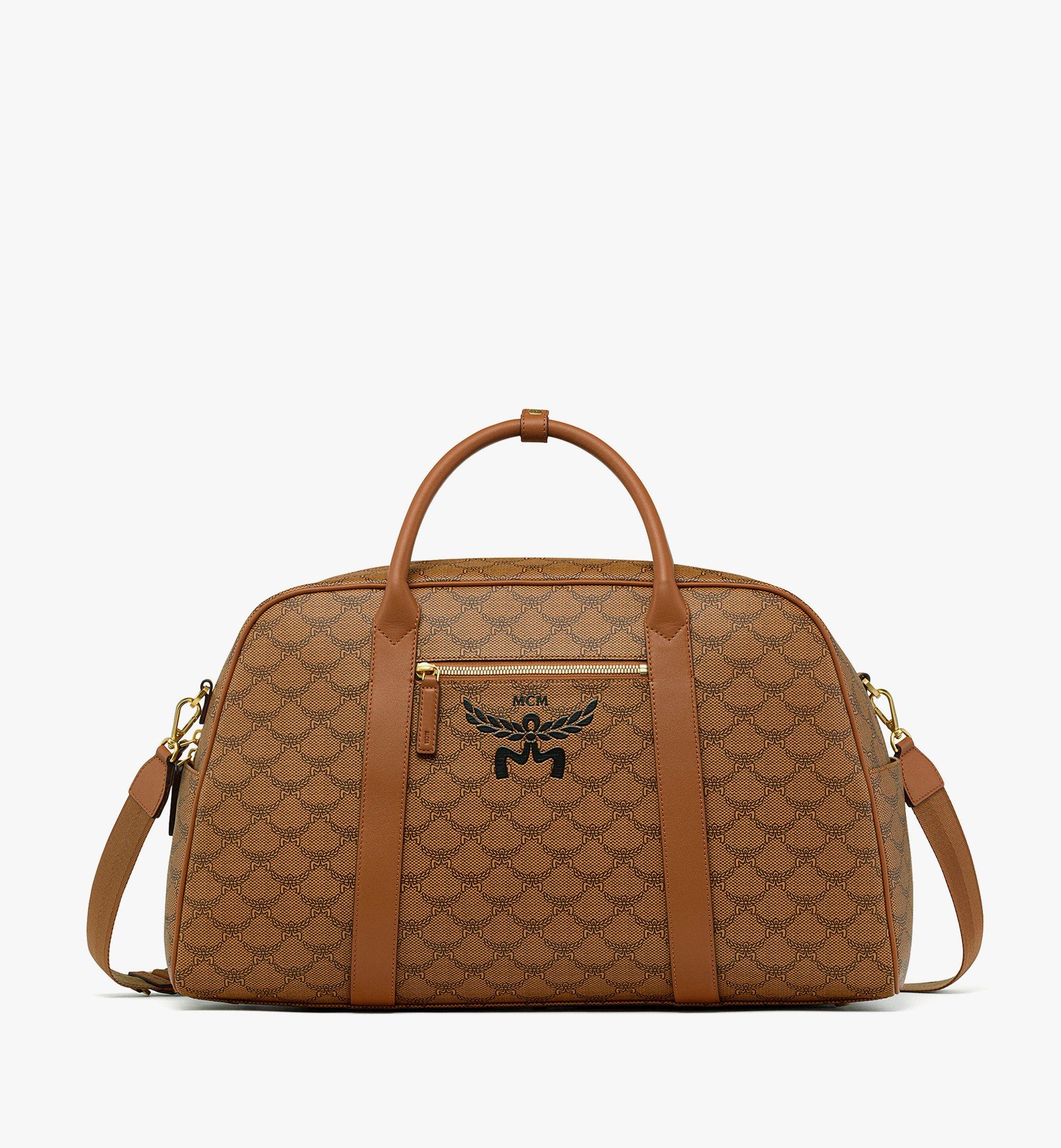 Mcm duffle bag black online